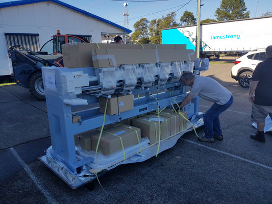 New embroidery machine
