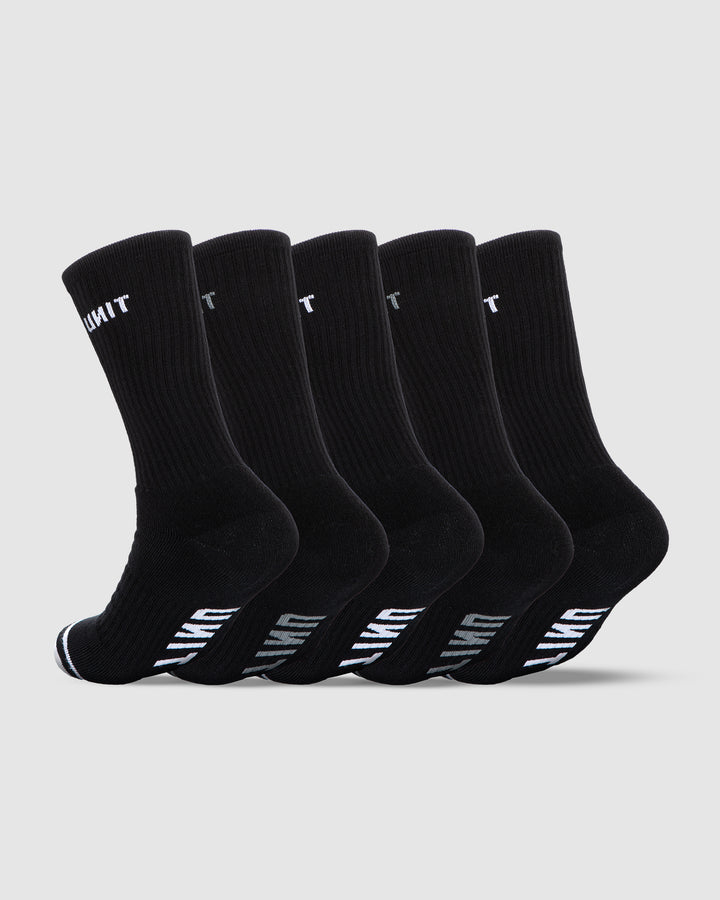 Unit Mens Socks - Bamboo Crew - 5 Pack