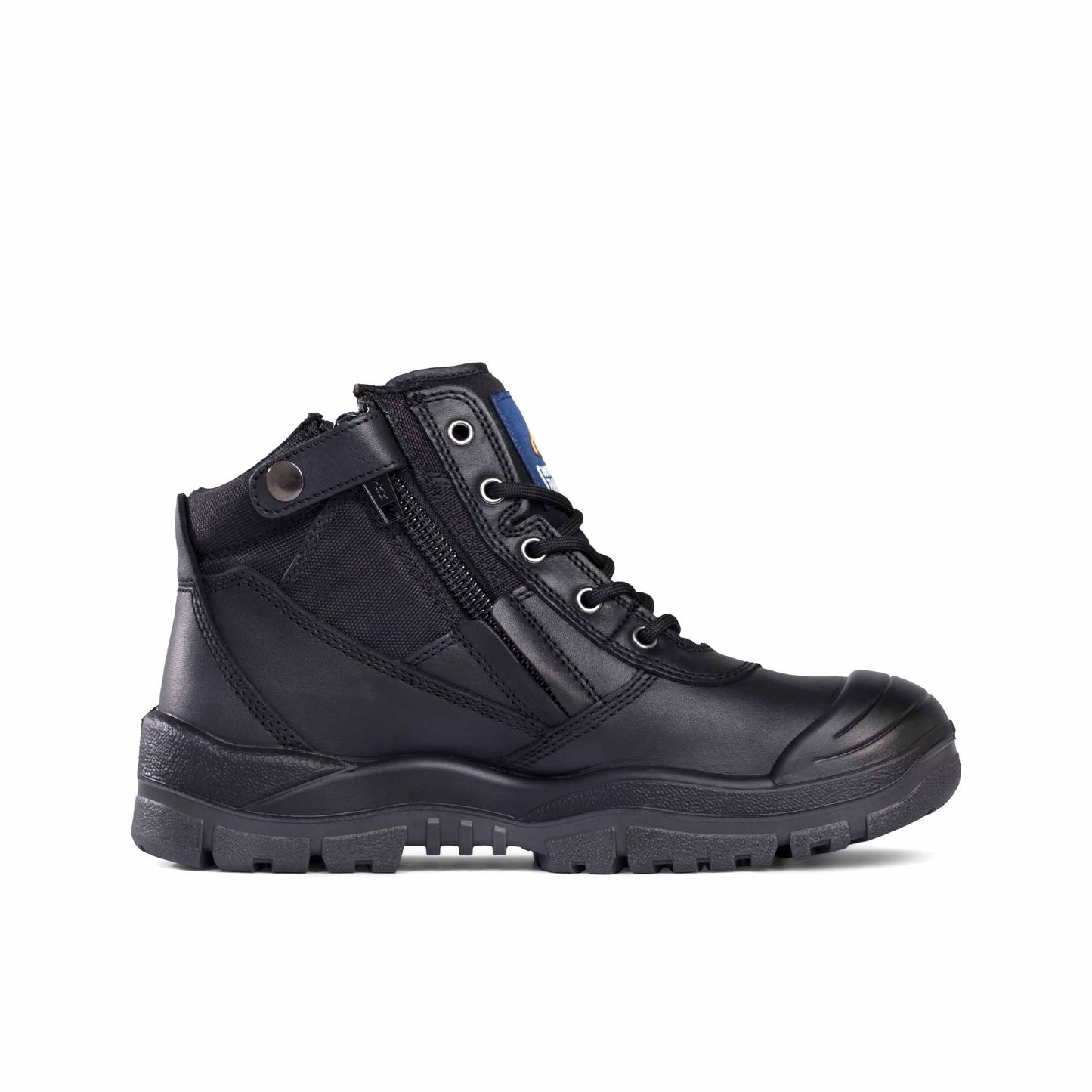 Mongrel - Black Low Leg Zip With Scuff Cap