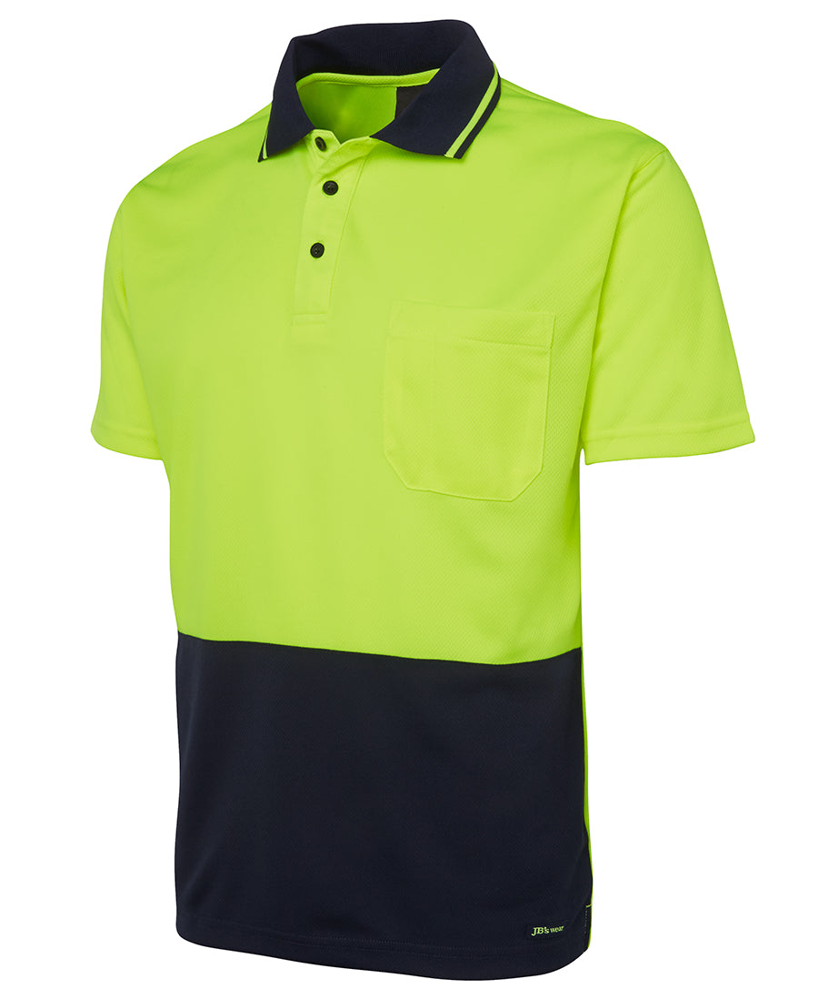 Hi Vis Non Cuff Tradie Polo