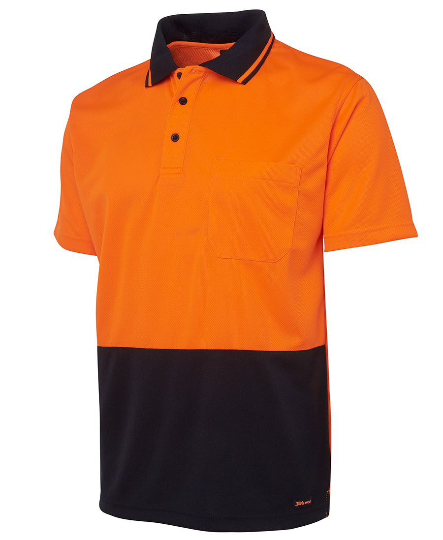 Hi Vis Non Cuff Tradie Polo