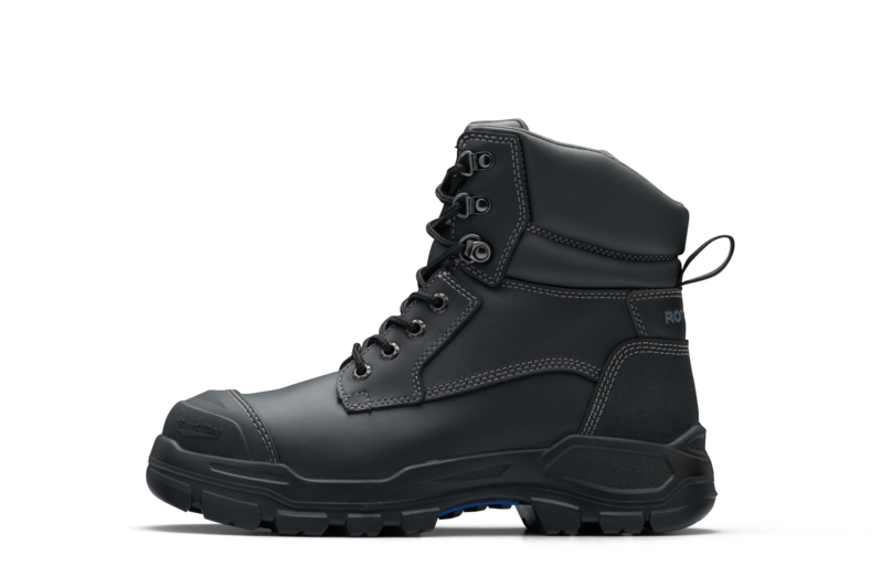 RotoFlex Black Water Resistant 150mm Zip Steel Nitrile Safety Boot