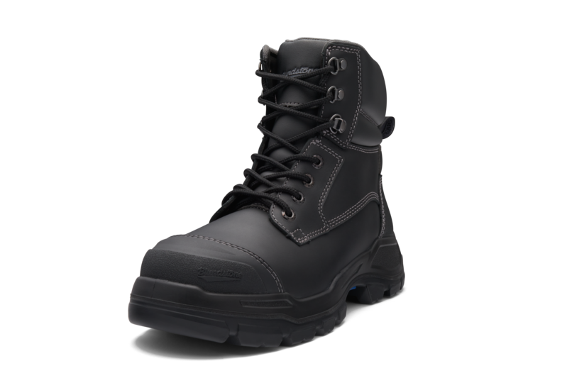 RotoFlex Black Water Resistant 150mm Zip Steel Nitrile Safety Boot