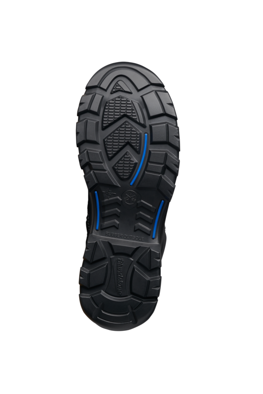 RotoFlex Black Water Resistant 150mm Zip Steel Nitrile Safety Boot
