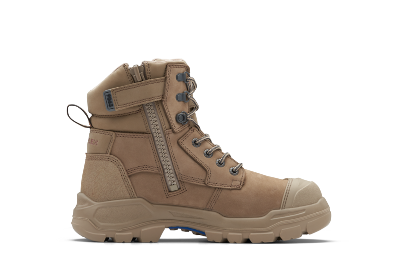 RotoFlex Stone Water Resistant 150mm Zip Steel Nitrile Safety Boot
