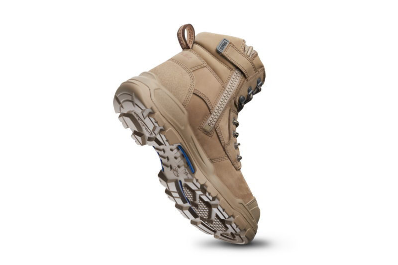 RotoFlex Stone Water Resistant 150mm Zip Steel Nitrile Safety Boot