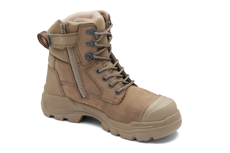 RotoFlex Stone Water Resistant 150mm Zip Steel Nitrile Safety Boot