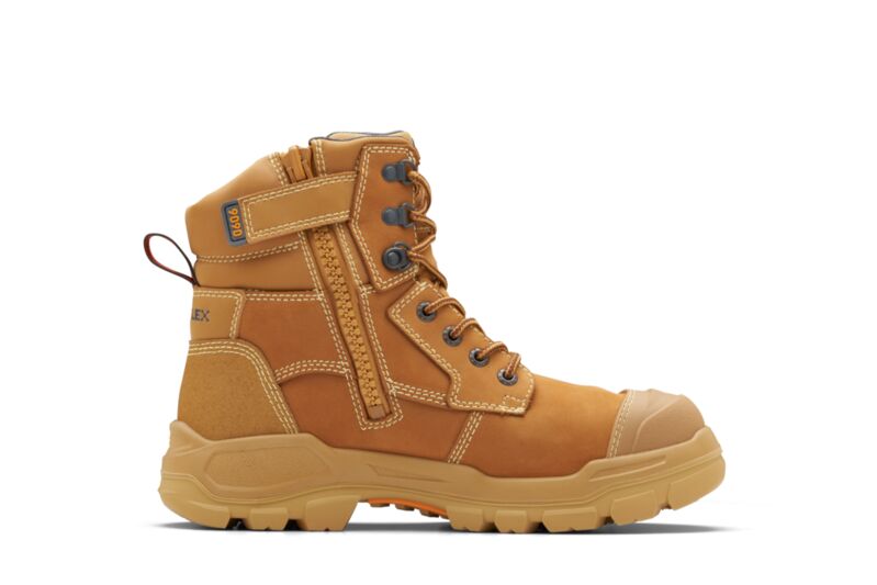 RotoFlex Max Wheat Water Resistant Zip Penetration Resistant Steel Nitrile Safety Boot