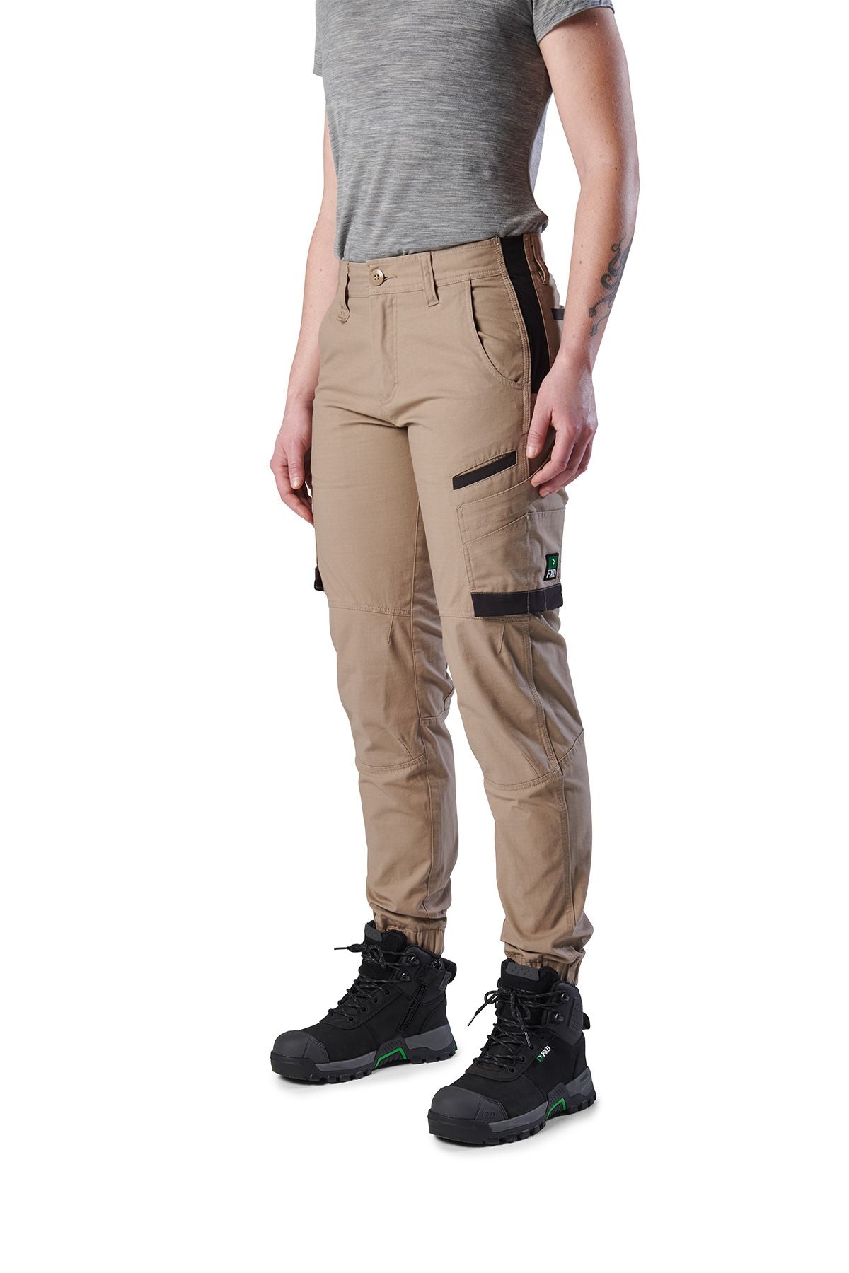 FXD WP8W Womens Cuffed Lightweight Ripstop Work Pant