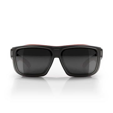 Converts Matte Graphite/Red Frame Grey Polarised Lens