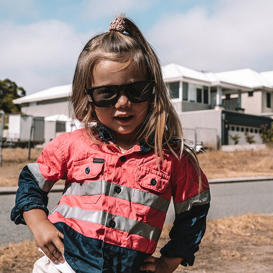 Kids Fusions Black Frame/Tinted Lens