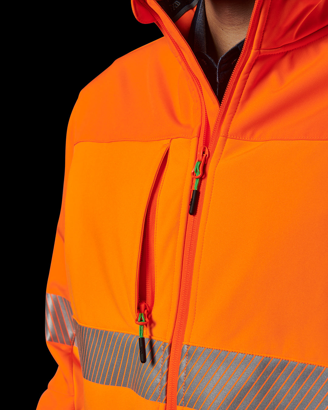 FXD WO3T Hi Vis Softshell Work Jacket