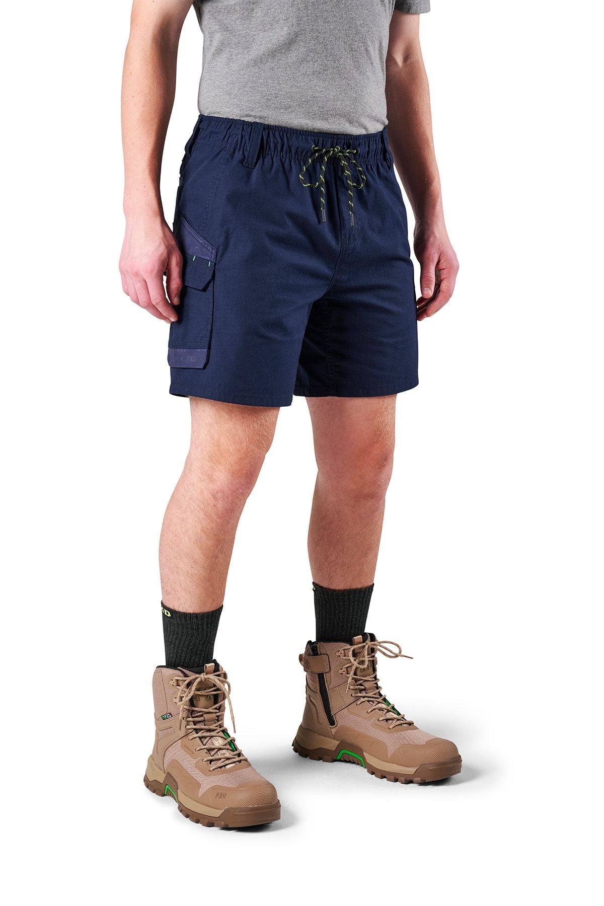 FXD WS7 Elastic Waist Lightweight Ripstop Cargo Short