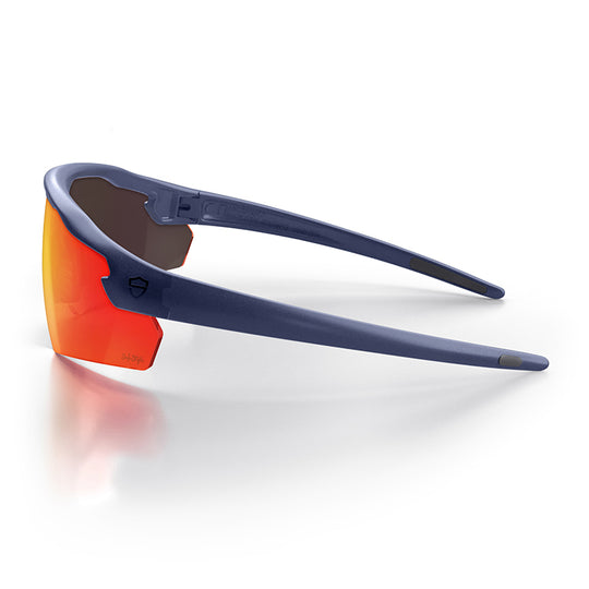 Safestyle Phantoms Matte Navy Frame Reflectors Red Lens