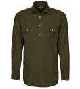Pilbara Shirt Mens Closed Front Long Sleeve Shirt