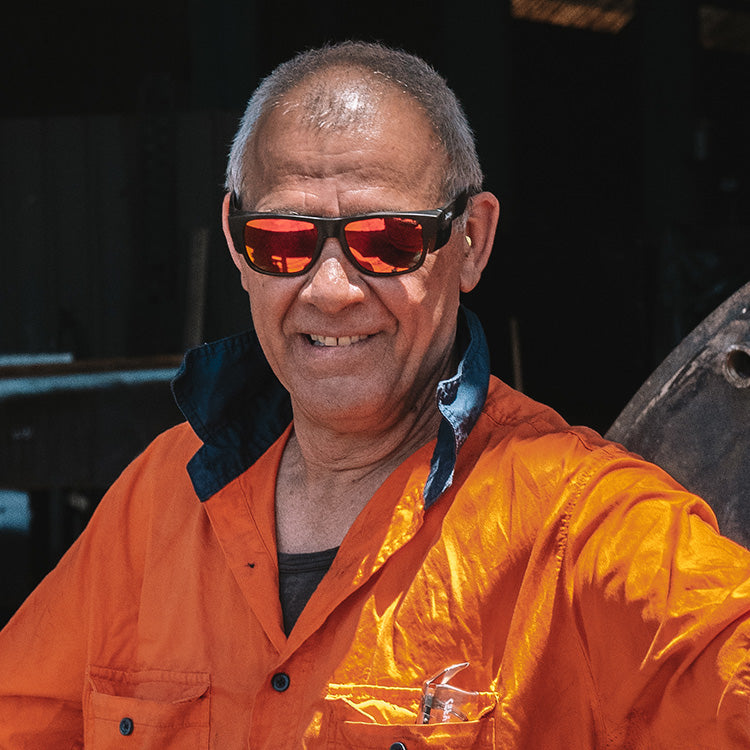 Fusions Matte Black Frame/Mirror Red Polarised UV400