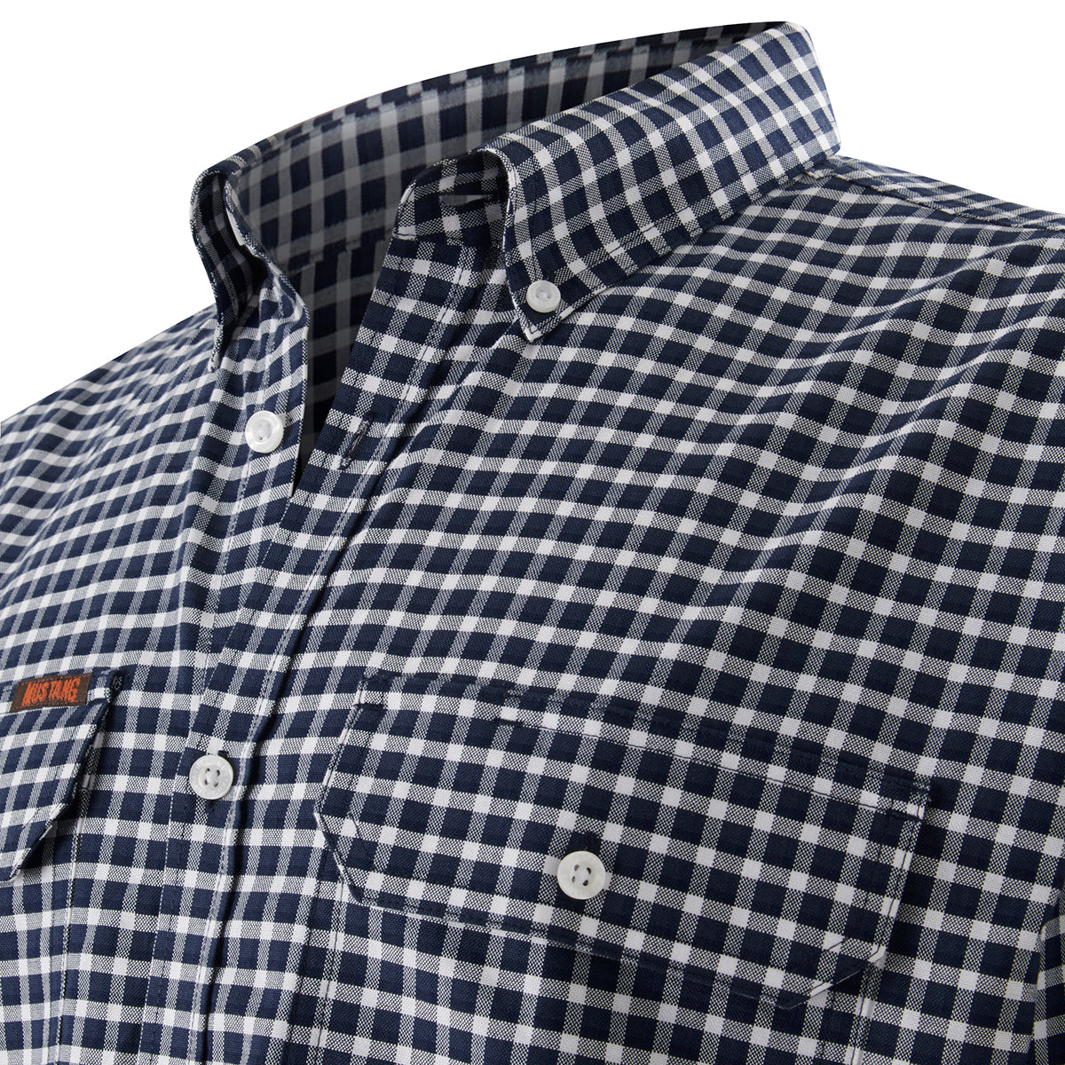 Mens Mustang Signature Formal Check Shirt