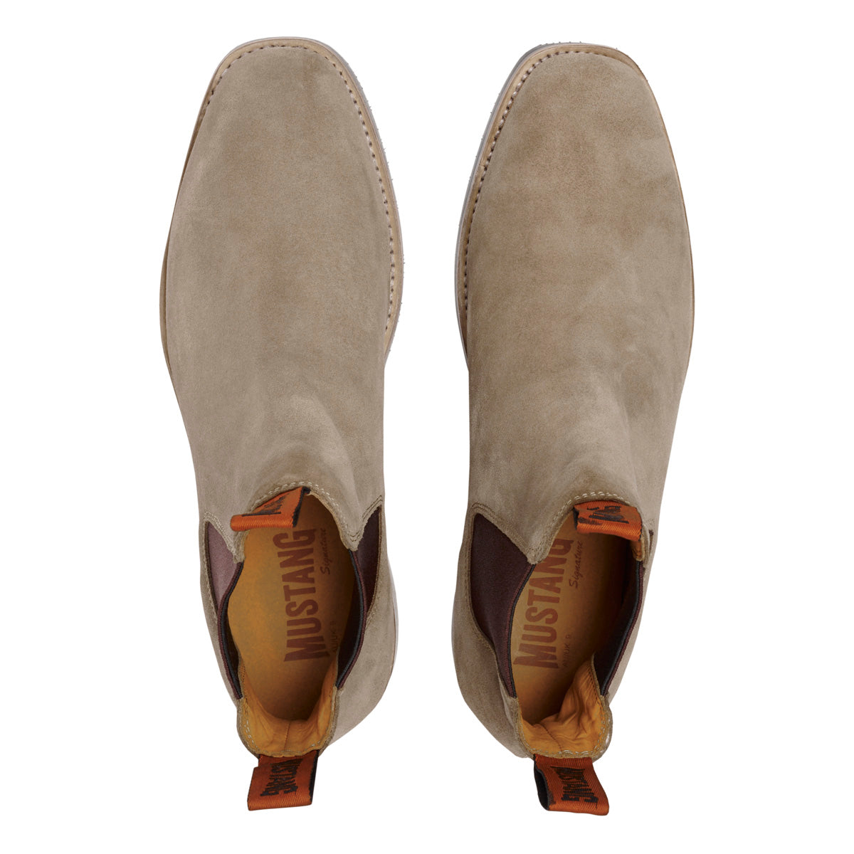 Mustang Signature Mens Pull Up Leather Boot