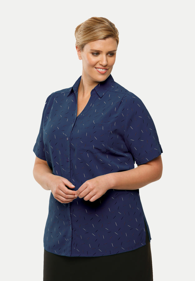 Navy Pattern Shirt