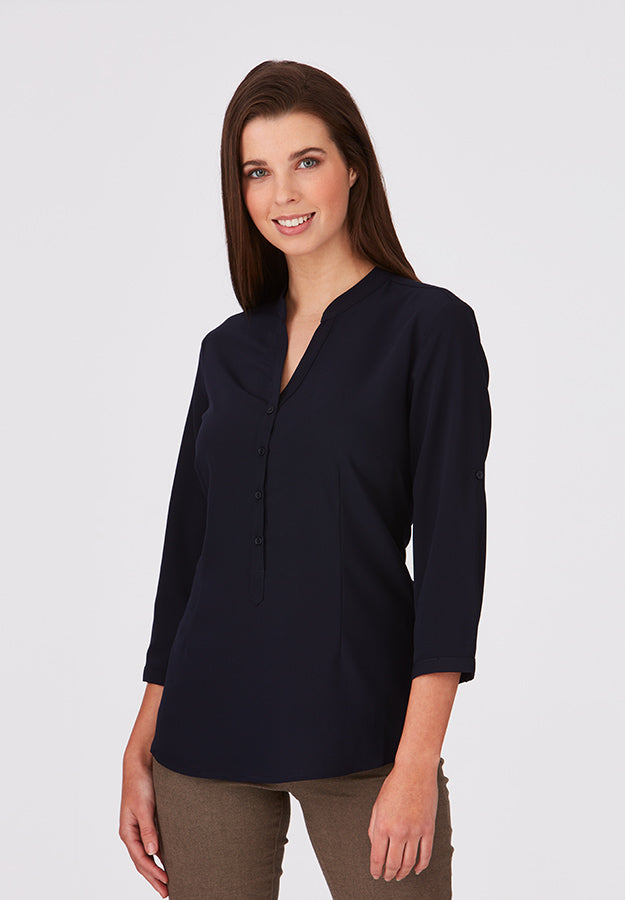 Navy So Ezy Ladies Top