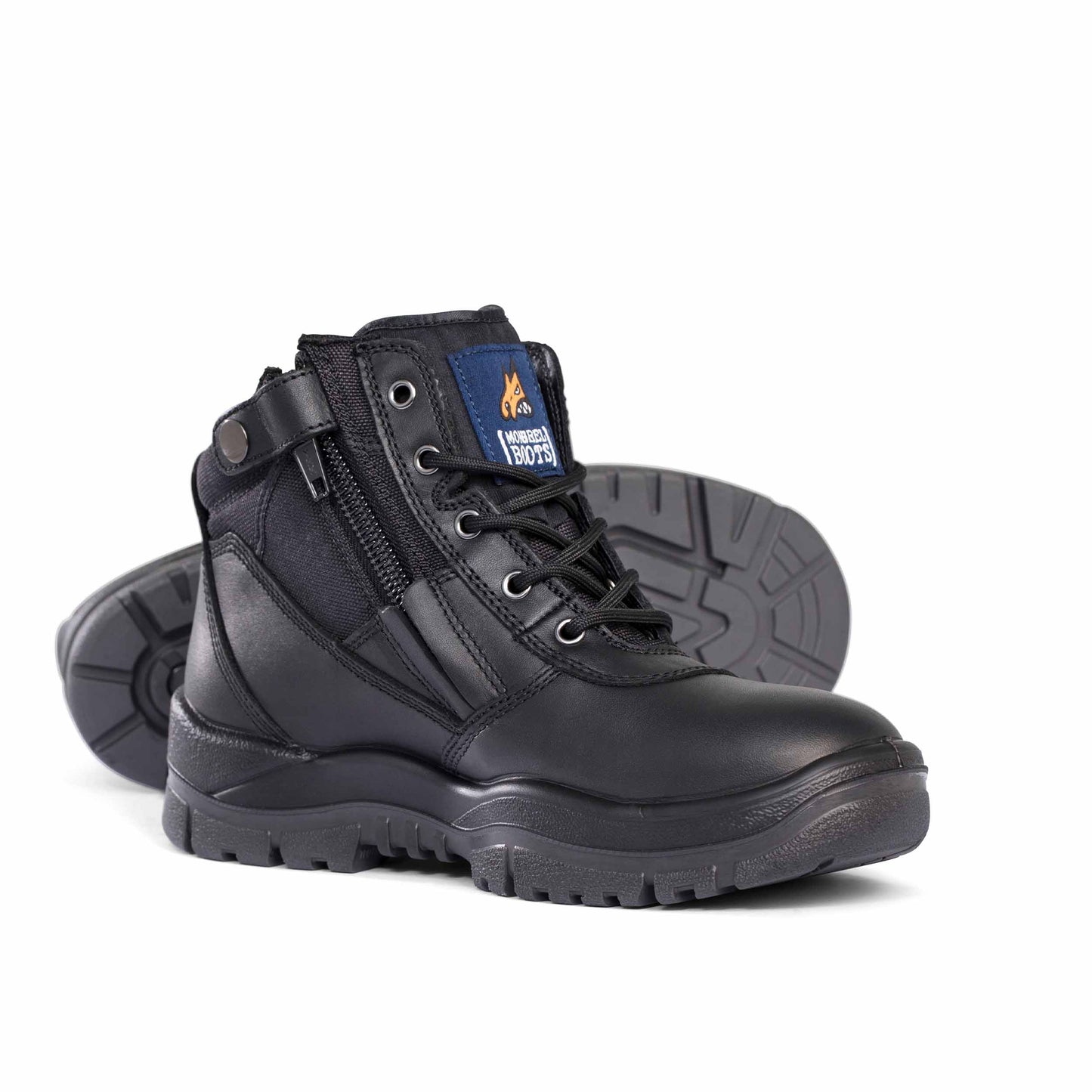 Low Leg Black Non Safety Zip Boot