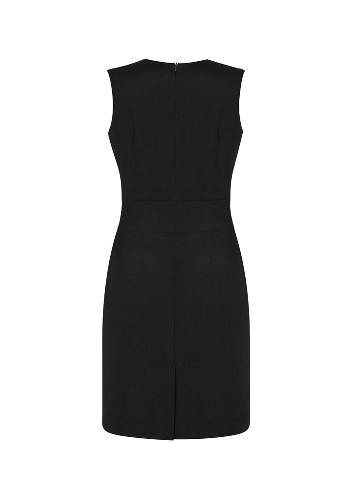 Ladies Sleeveless V-Neck Dress