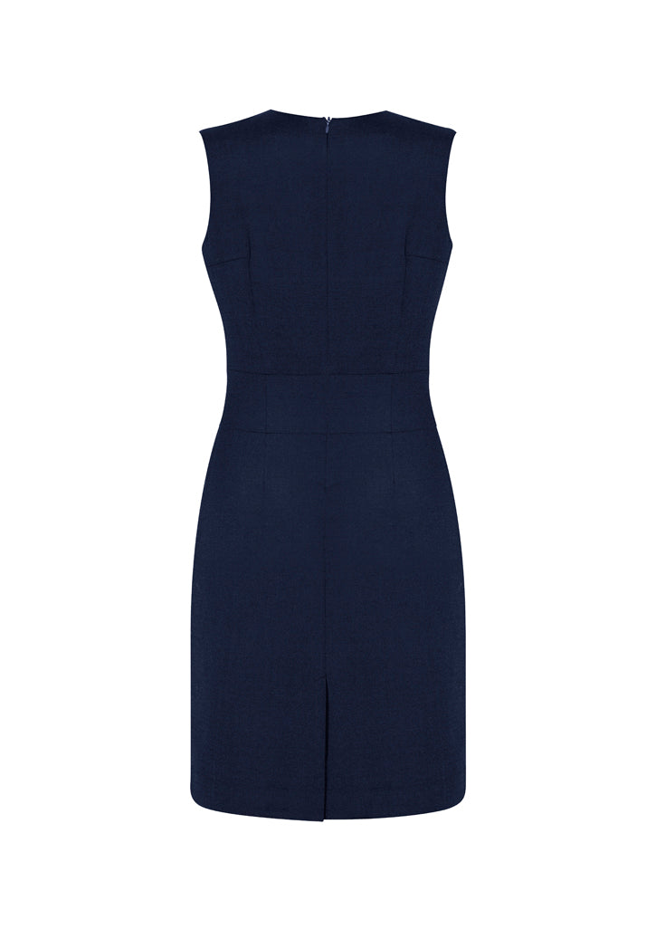 Ladies Sleeveless V-Neck Dress