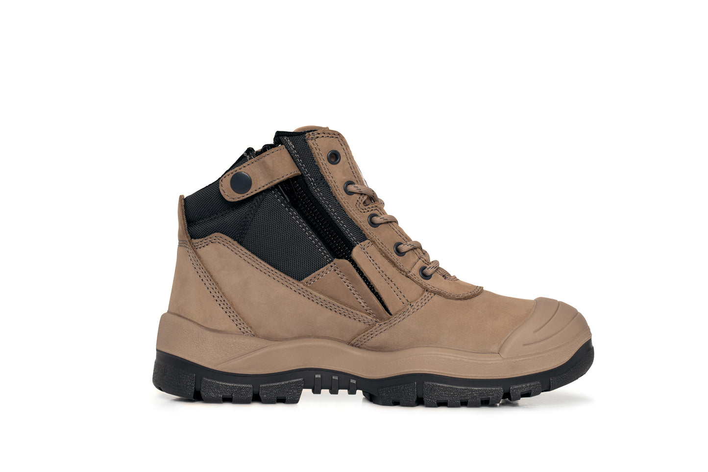 Mongrel - Stone Low Leg Zip With Scuff Cap