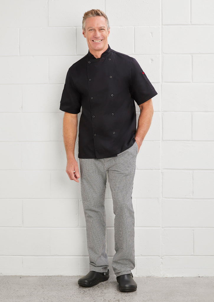 Mens Check Chef Pants