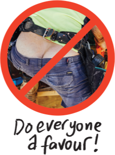 Tradies Gear No Buckle Belt