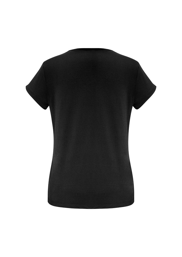 Lana Ladies V-Neck Short Sleeve Top