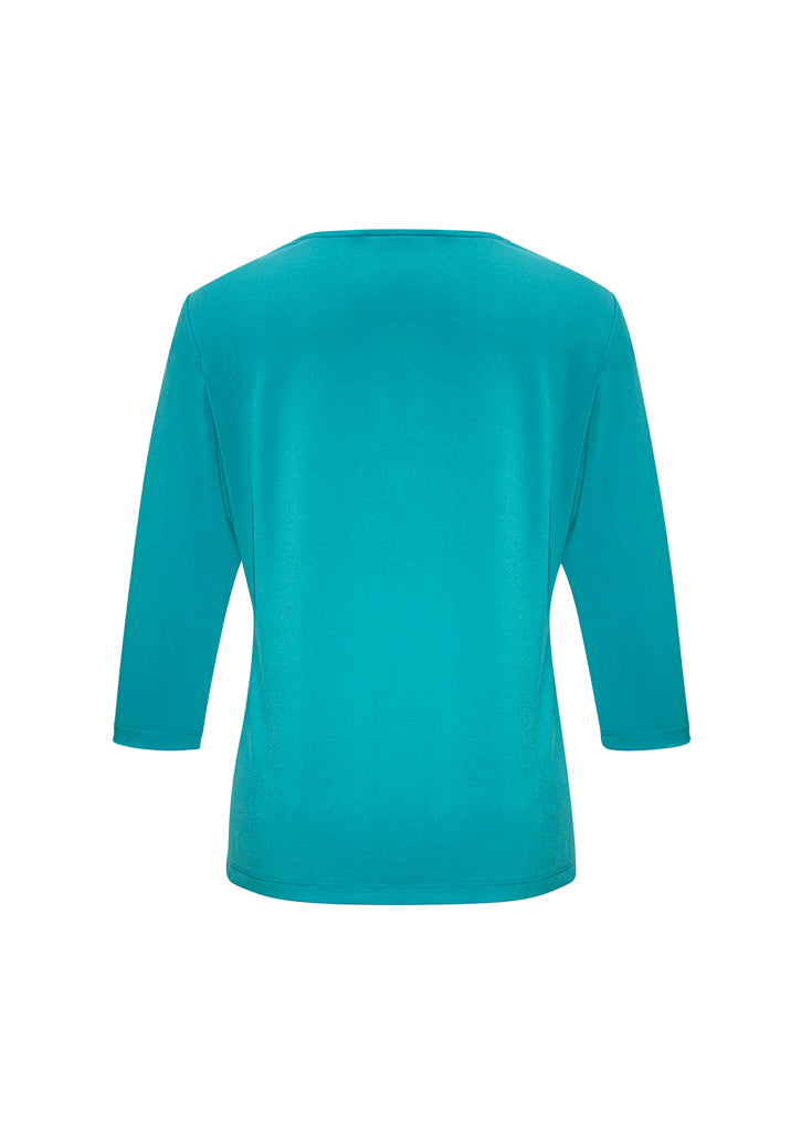 Lana Ladies V-Neck 3/4 Sleeve Top