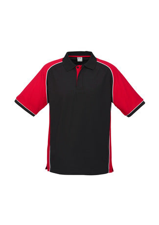 Mens Nitro Polo Black Red