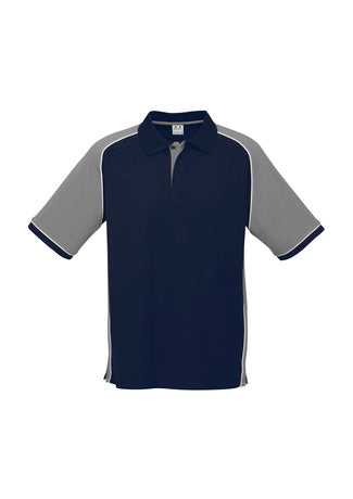 Mens Nitro Polo Navy/Grey/White