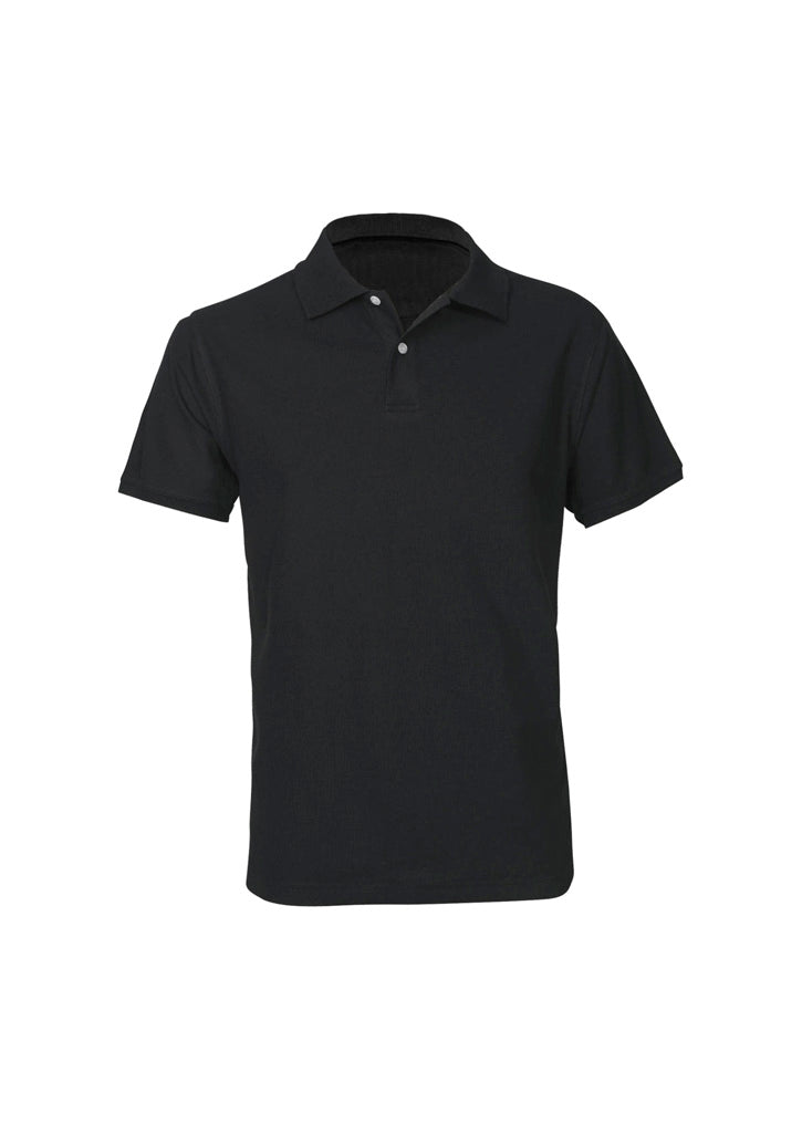Mens Neon Polo Black