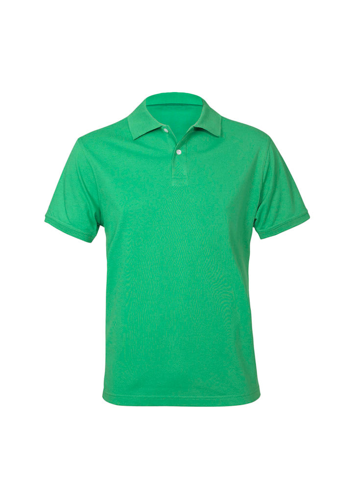 Mens Neon Polo Green