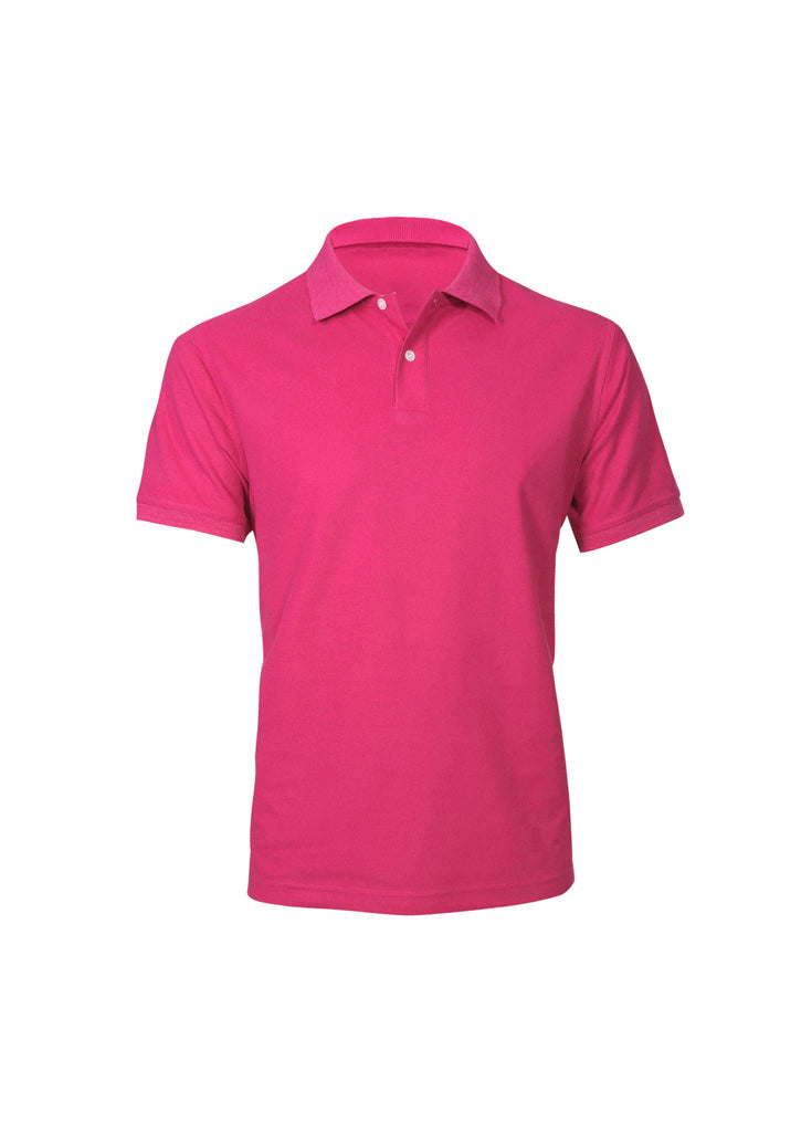 Mens Neon Polo Magenta