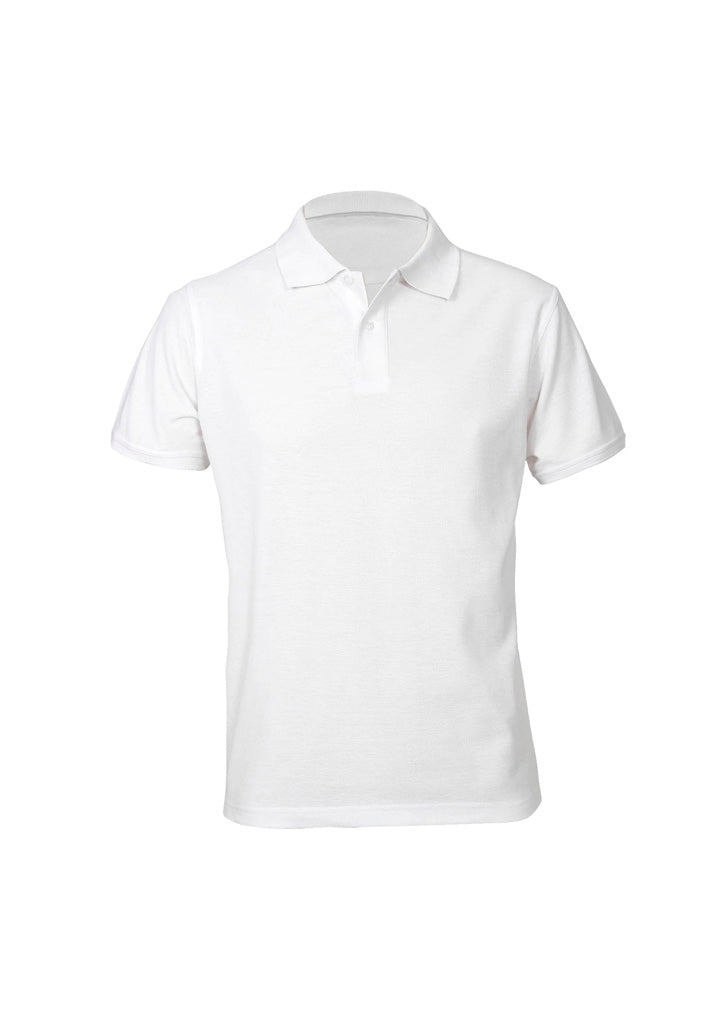 Mens Neon Polo White