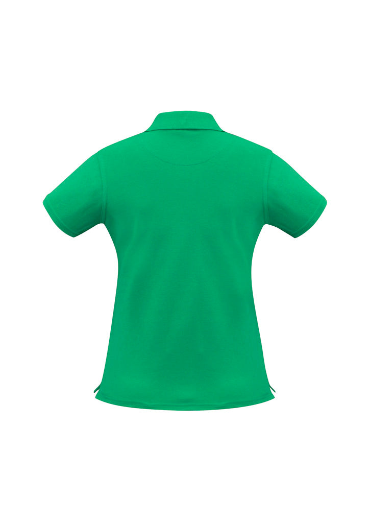 Ladies Neon Polo Blue