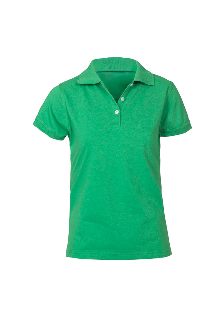 Ladies Neon Polo Green