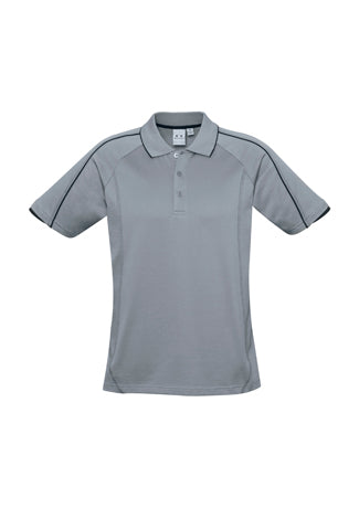 Mens Blade Polo Silver Black