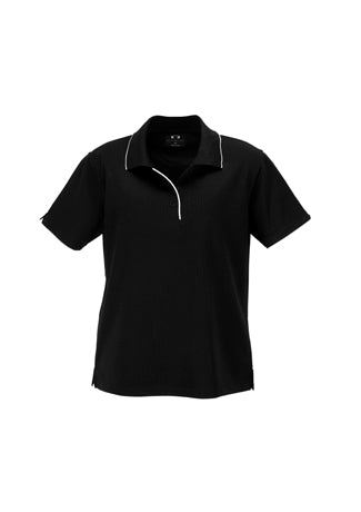 Ladies Polo Black and white