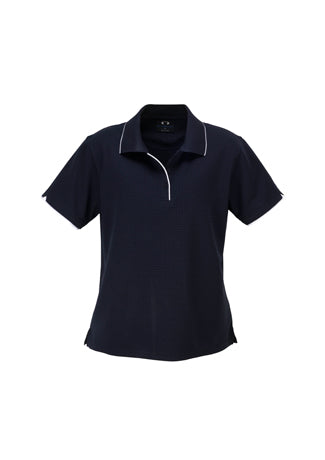 Ladies Polo Navy And White