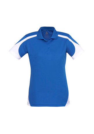 Ladies Talon Polo Royal White