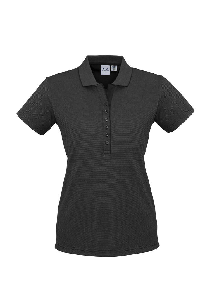 Ladies Shadow Polo Graphite Black