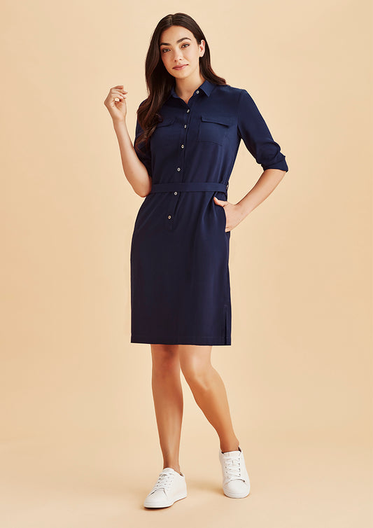 Womens Chloe Georgette Shirt Dress