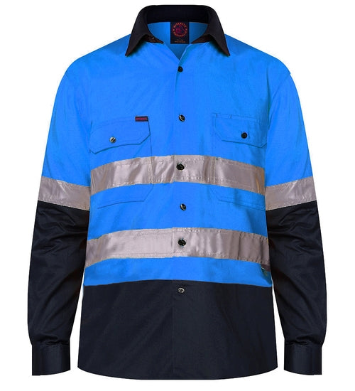 Rm1050R 2 Tone Open Front Long Sleeve - Reflective