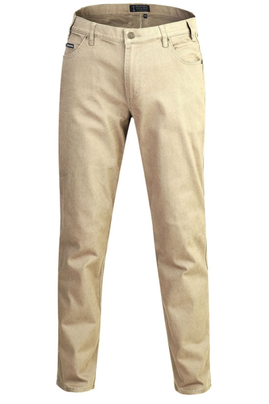 Mens cotton stretch jean