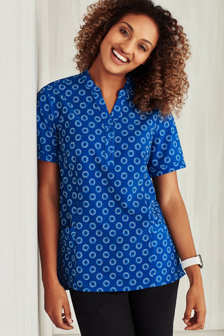 Womens Easy Stretch Daisy Print Tunic