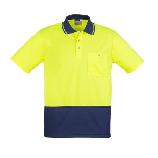 Syzmik Zh231 - Unisex Hi Vis Basic Spliced Polo - Short Sleeve
